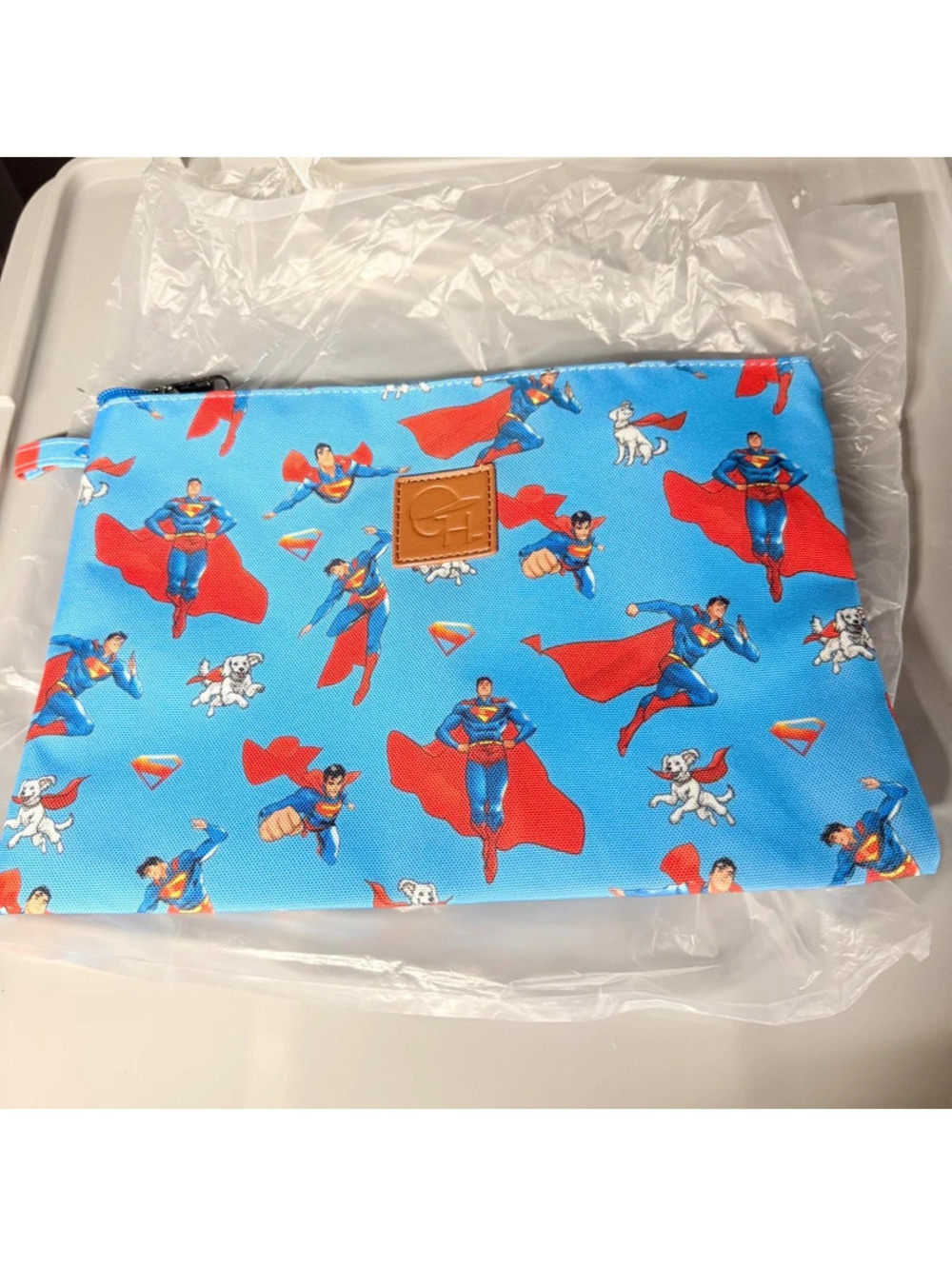 George hats Superman pencil accessory pouch